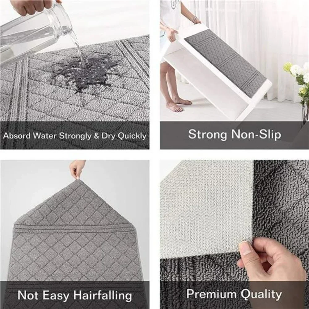 24x36, Non-Slip Absorbent Resist Dirt Door Mats, Machine Washable Low-Profile